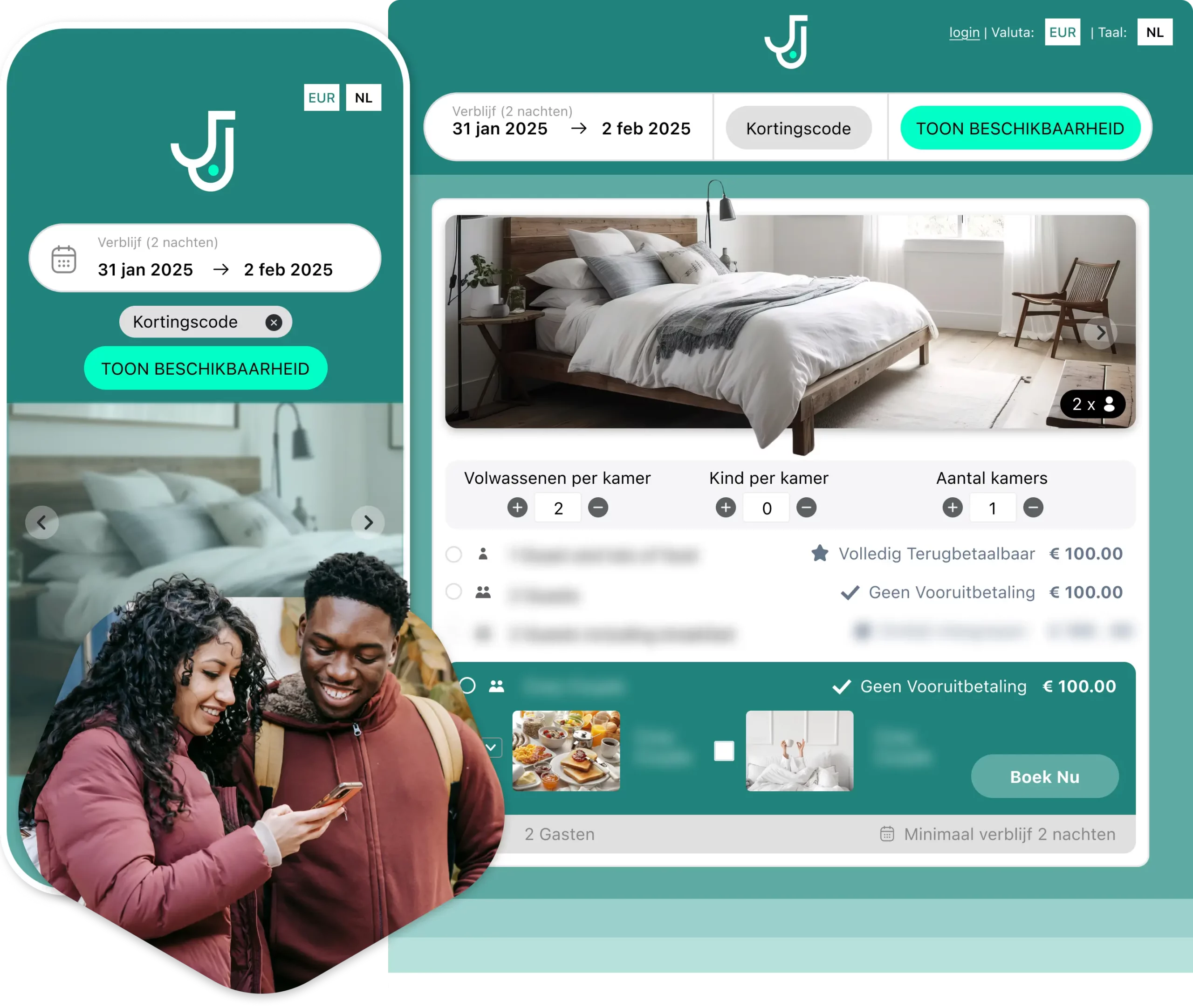 Booking Engine voor meer boekingen – 100% commissievrij