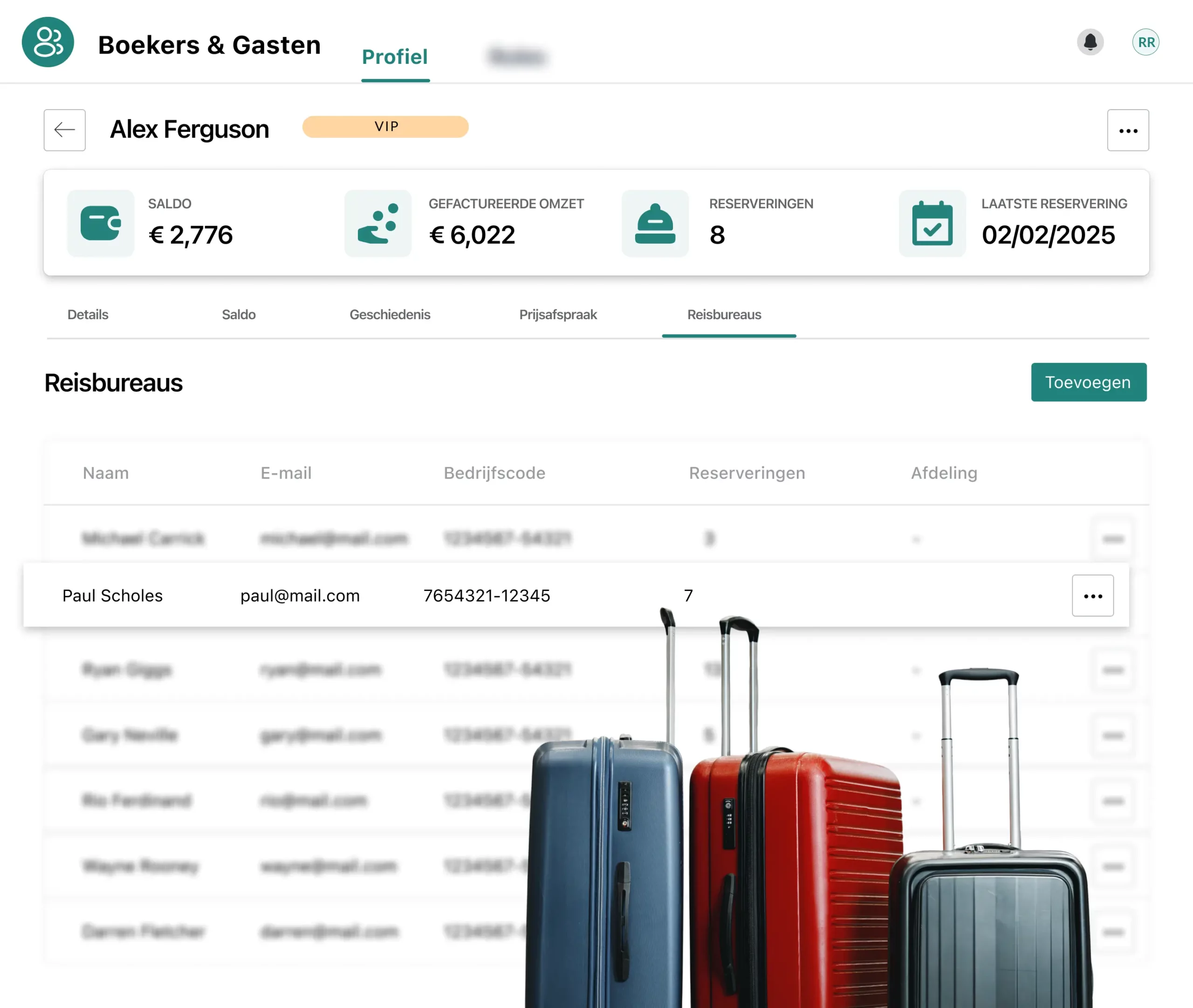Hotel event bookings management voor evenementen in Nederland
